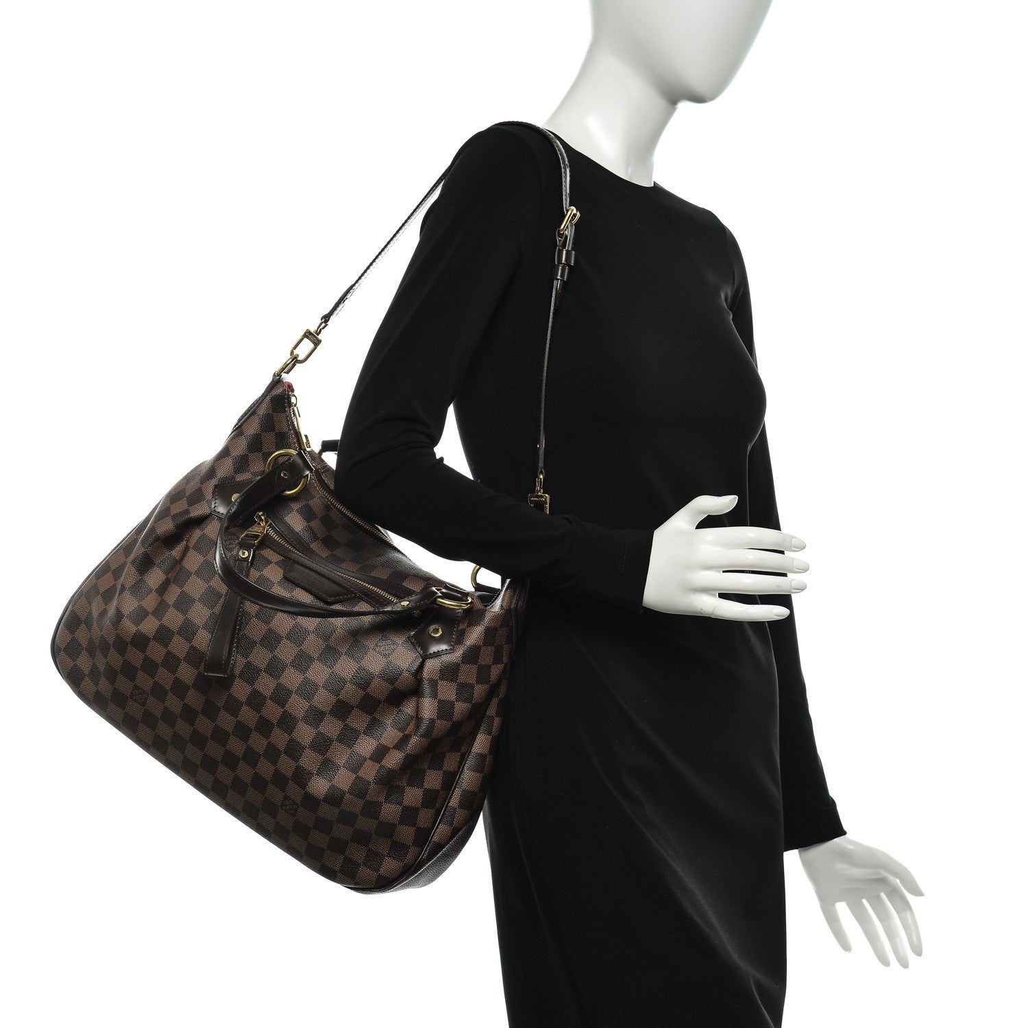 Louis Vuitton Damier Ebene Evora MM 2 of 8