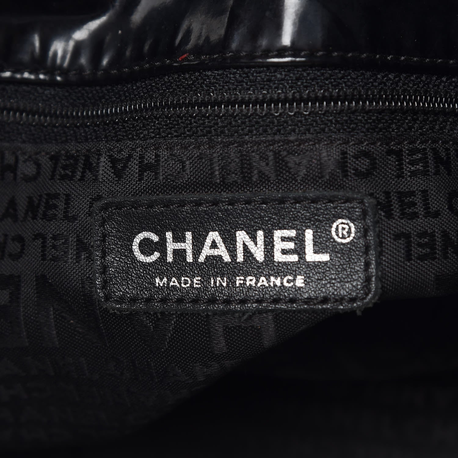 Chanel Vinyl XL Coco Cabas Black 6 of 7