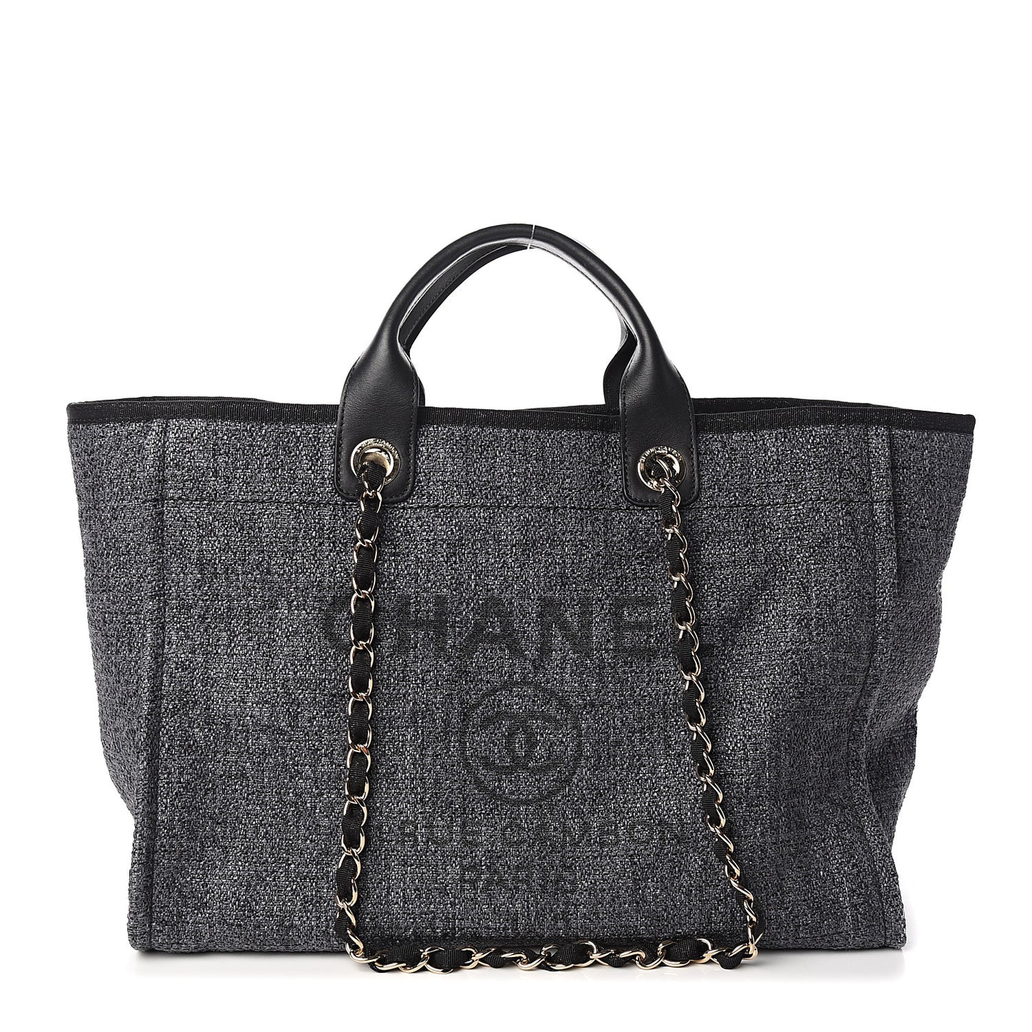 Canvas Medium Deauville Tote Charcoal