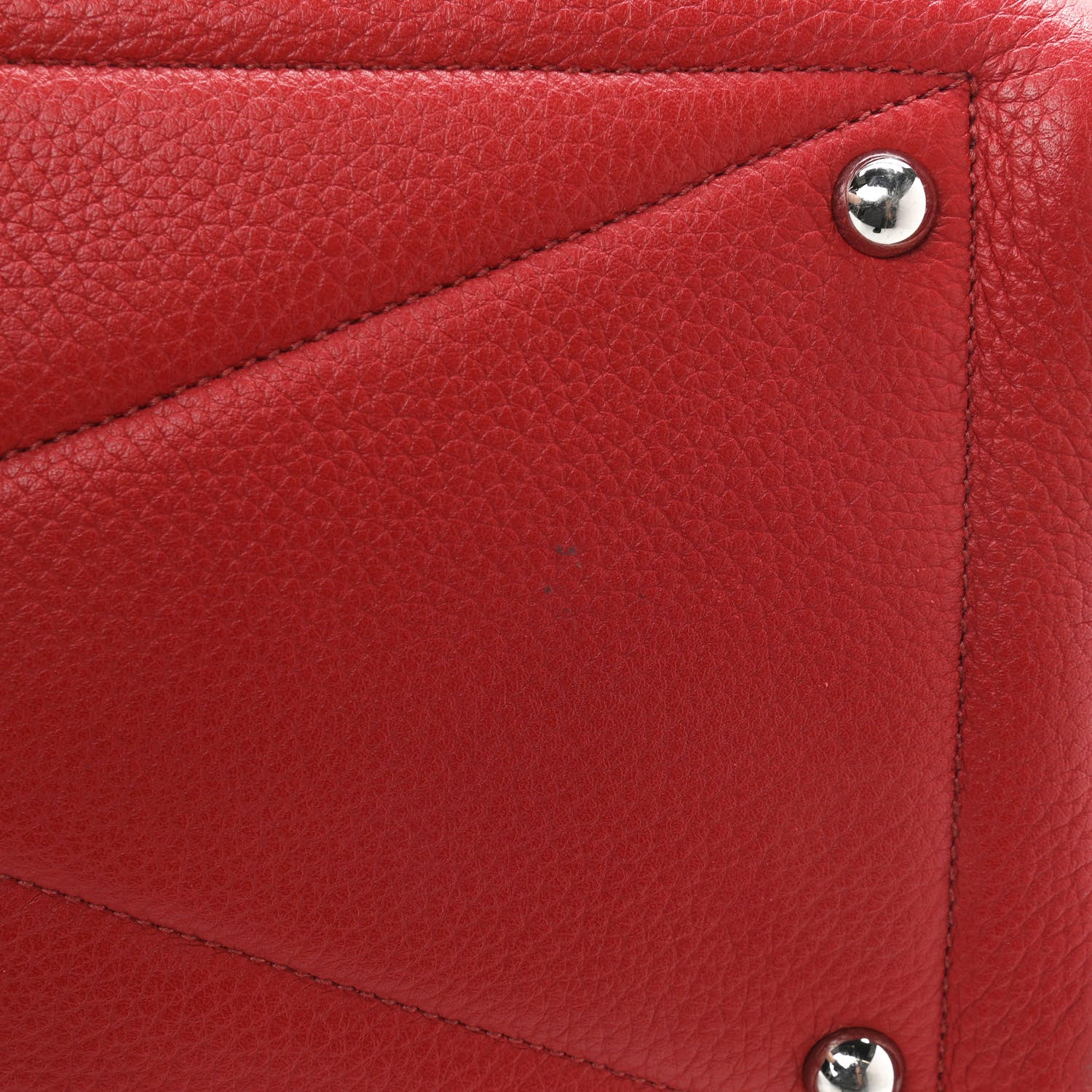 Hermes Taurillon Clemence Victoria II 35 Rouge Garance 13 of 13