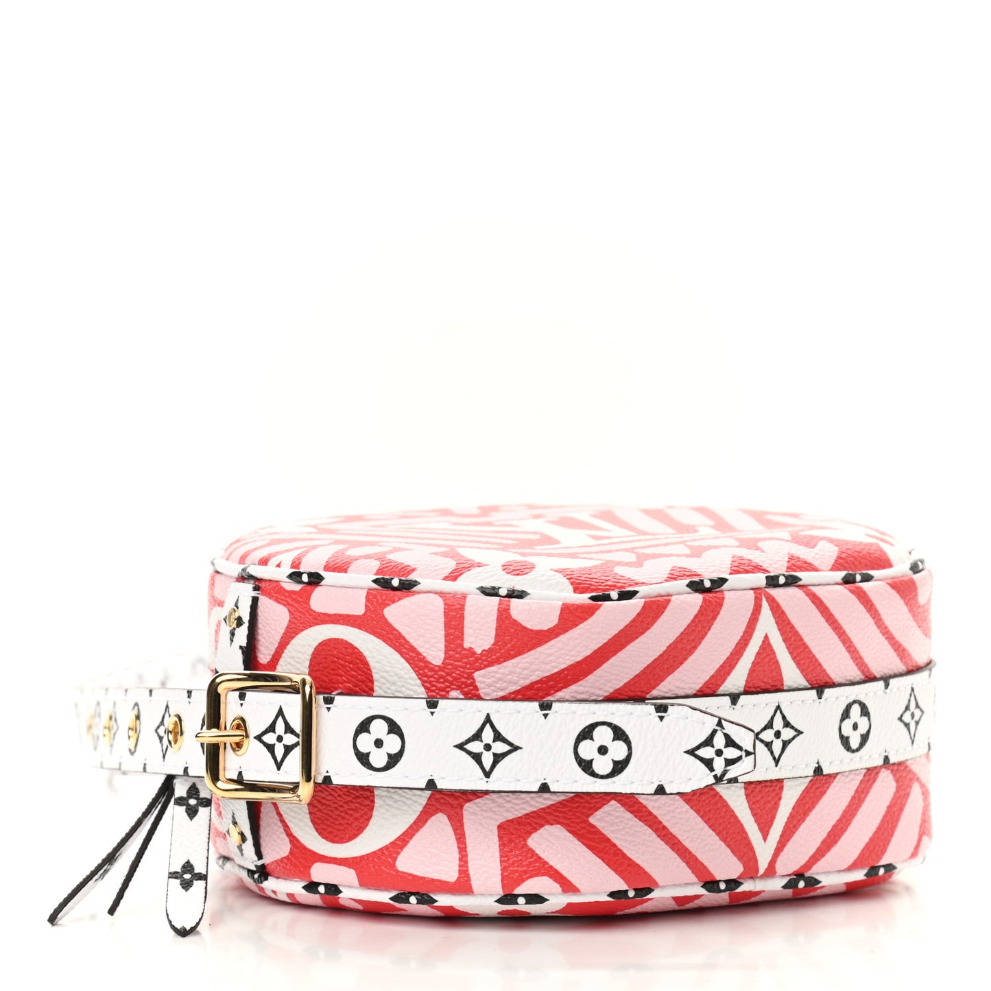 Monogram Giant Crafty Boite Chapeau Souple PM Rouge Rose Creme