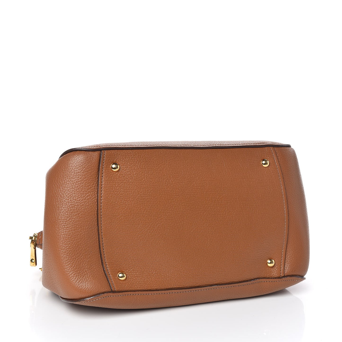Goatskin Madras Bowling Bag Cuoio