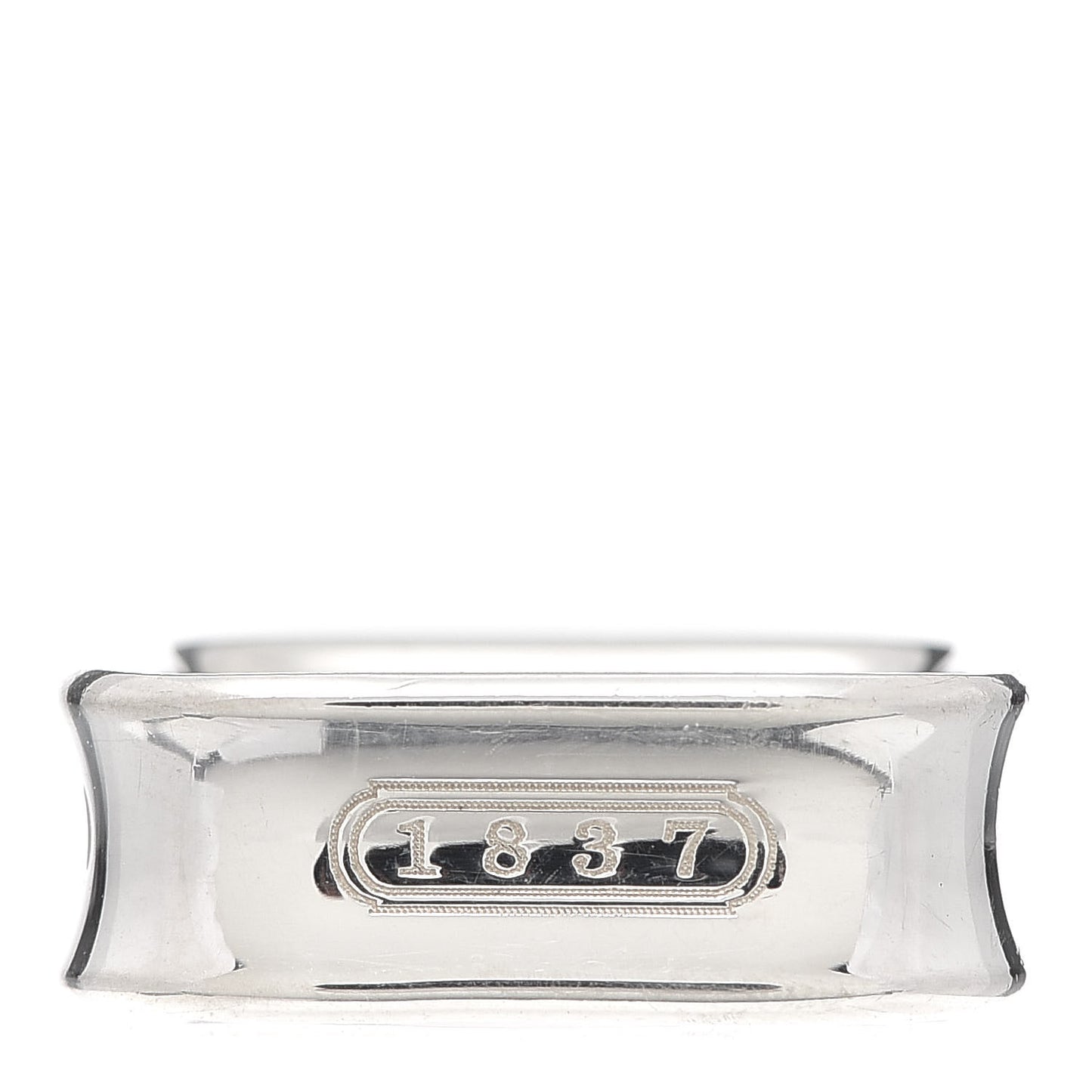 Sterling Silver 1837 Square Ring 57 8