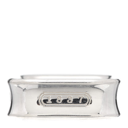 Tiffany Sterling Silver 1837 Square Ring 57 8 3 of 5