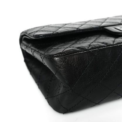 Chanel Aged Calfskin Quilted 2.55 Reissue 225 Flap So Black 8 of 9