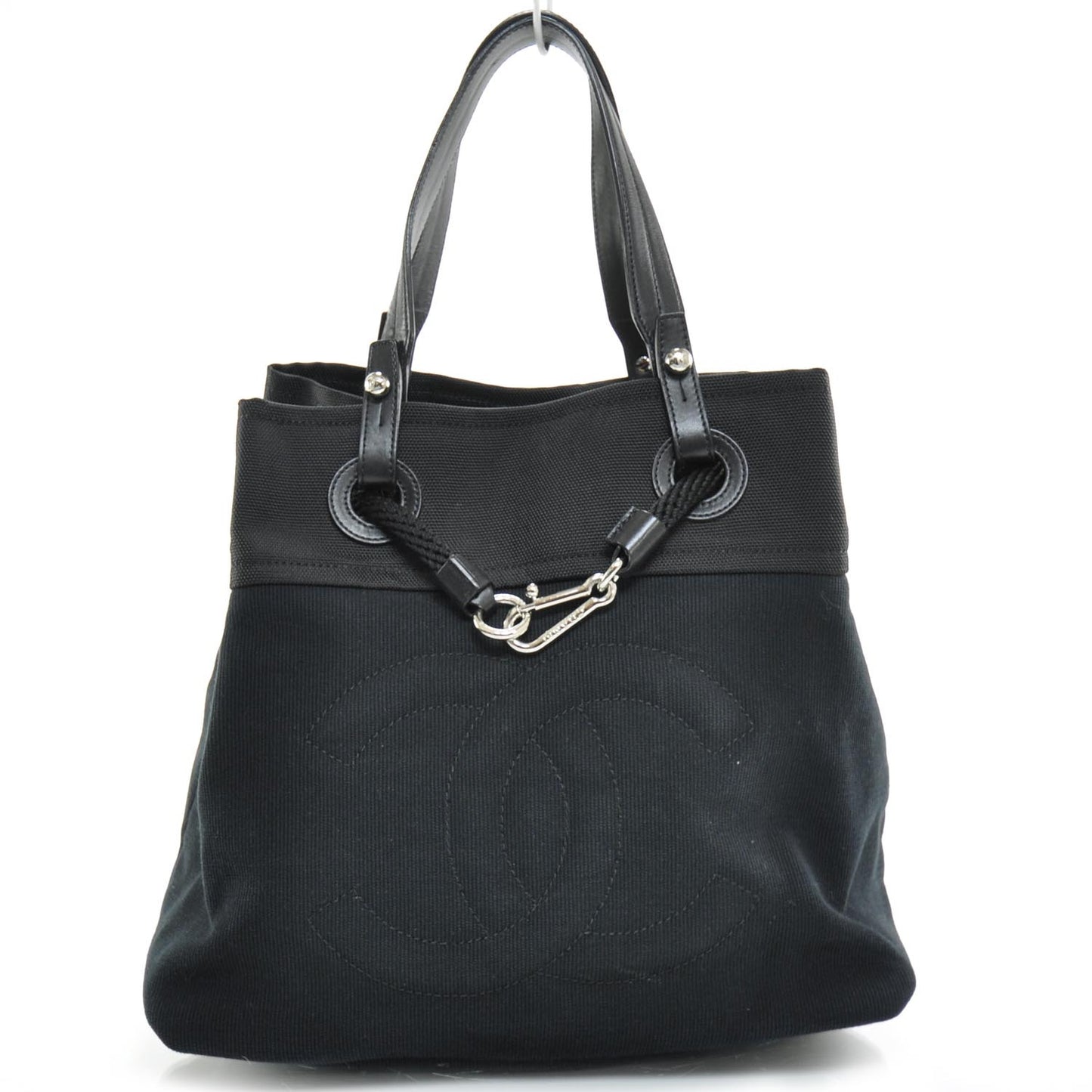 Canvas Drawstring CC Hobo Black