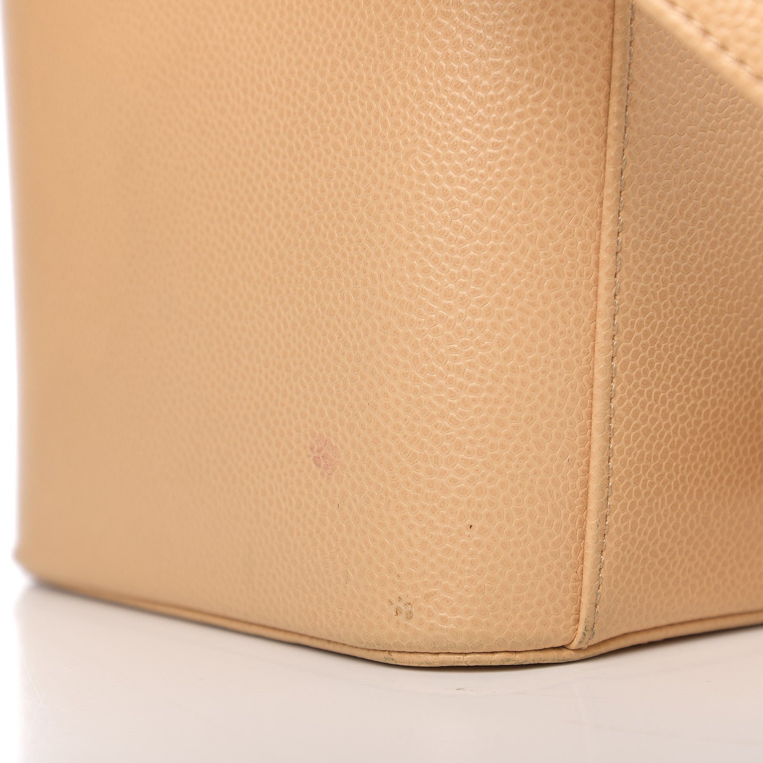 Chanel Caviar CC Vanity Train Case Beige 12 of 21