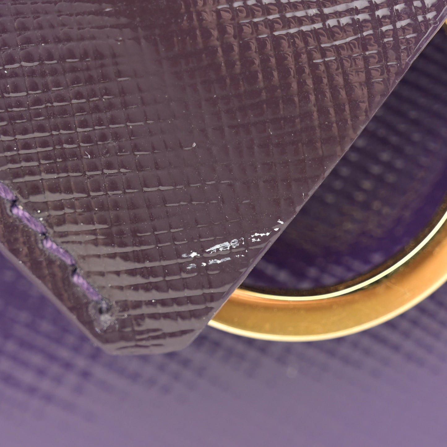 Saffiano Vernice Small Promenade Tote Viola