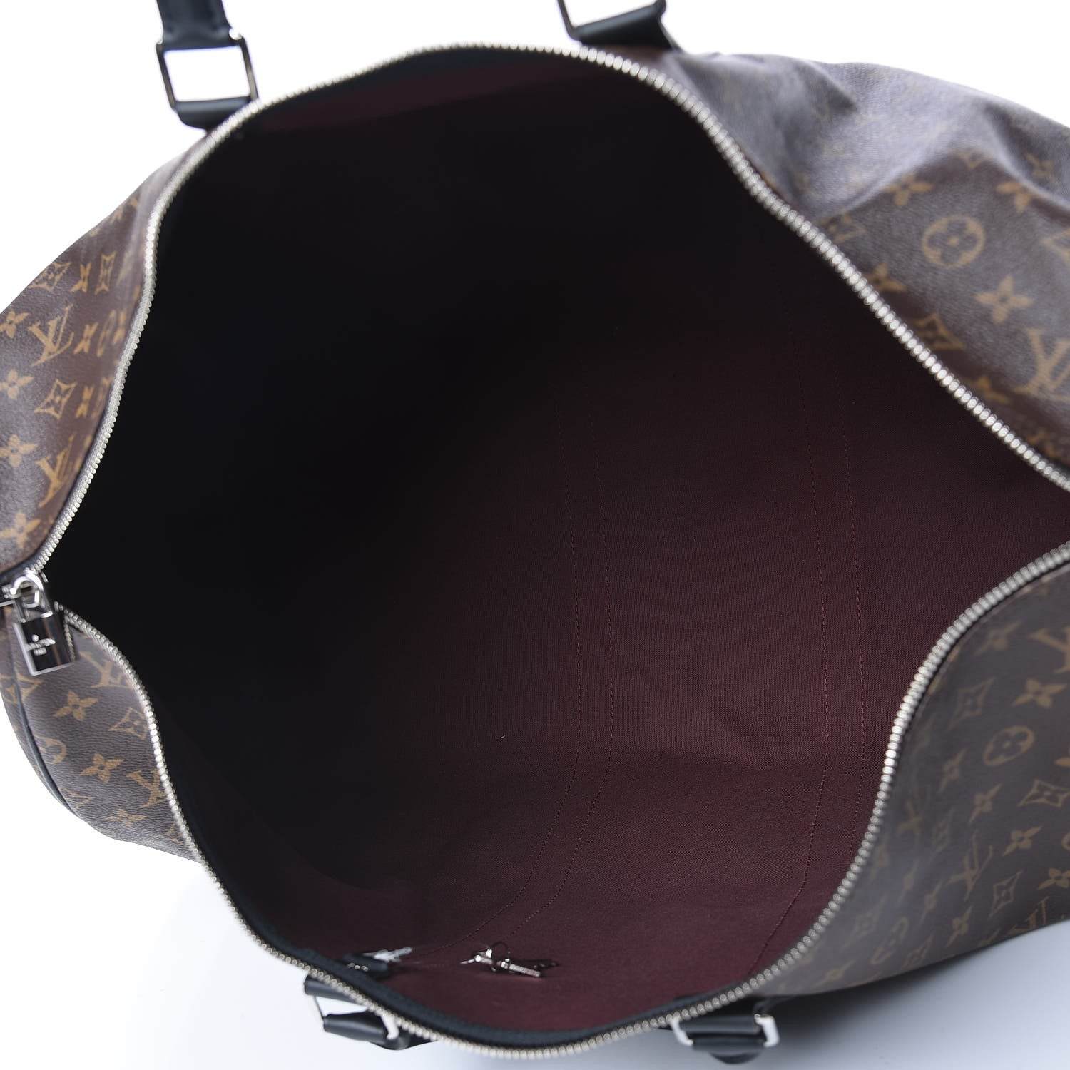 Louis Vuitton Monogram Macassar Keepall Bandouliere 55 7 of 15