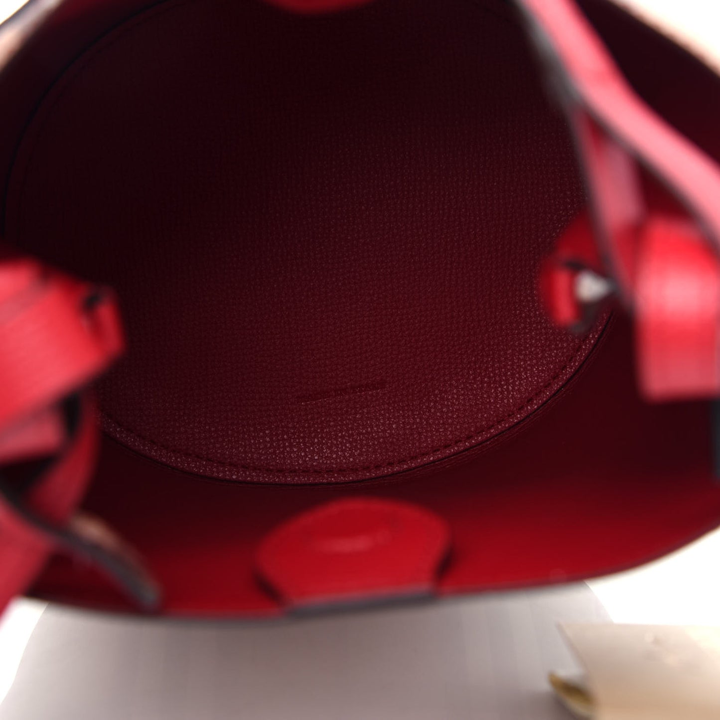 Haymarket Check Colours Small Lorne Bucket Crossbody Poppy Red