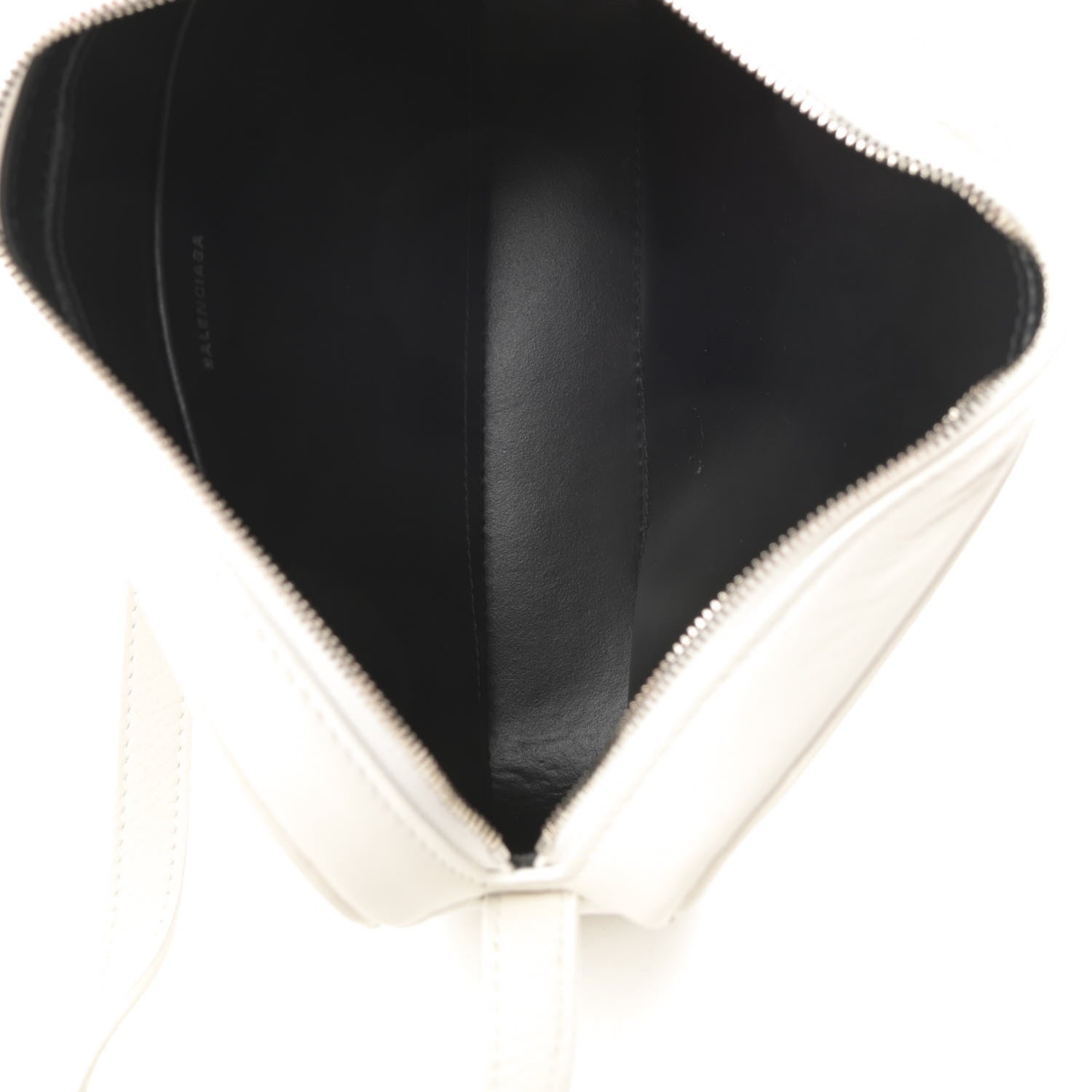 Balenciaga Calfskin Logo S Everyday Camera Bag White 5 of 14
