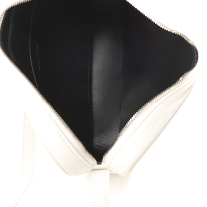 Balenciaga Calfskin Logo S Everyday Camera Bag White 5 of 14
