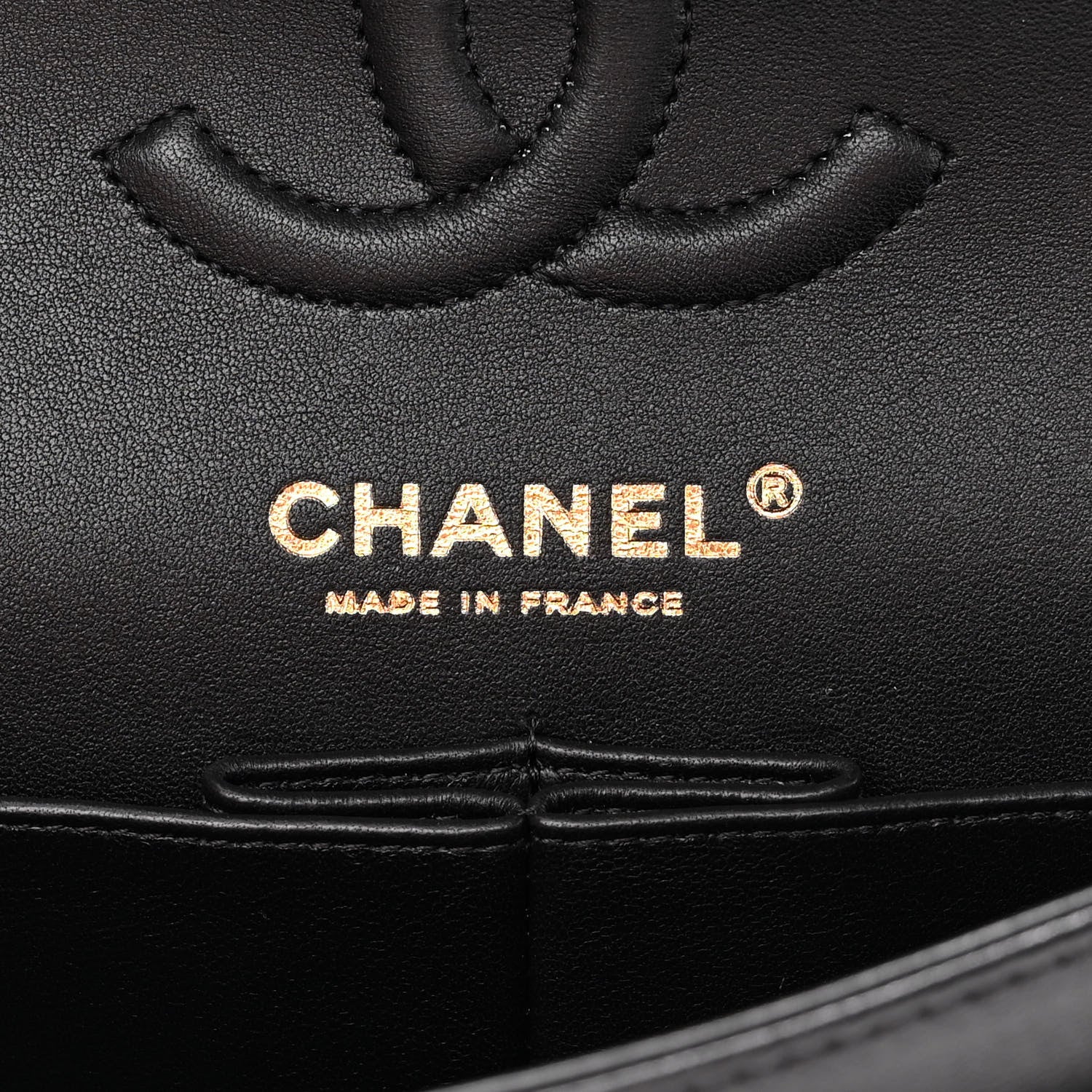 Chanel Lambskin Quilted Small Double Flap Black 6 of 11