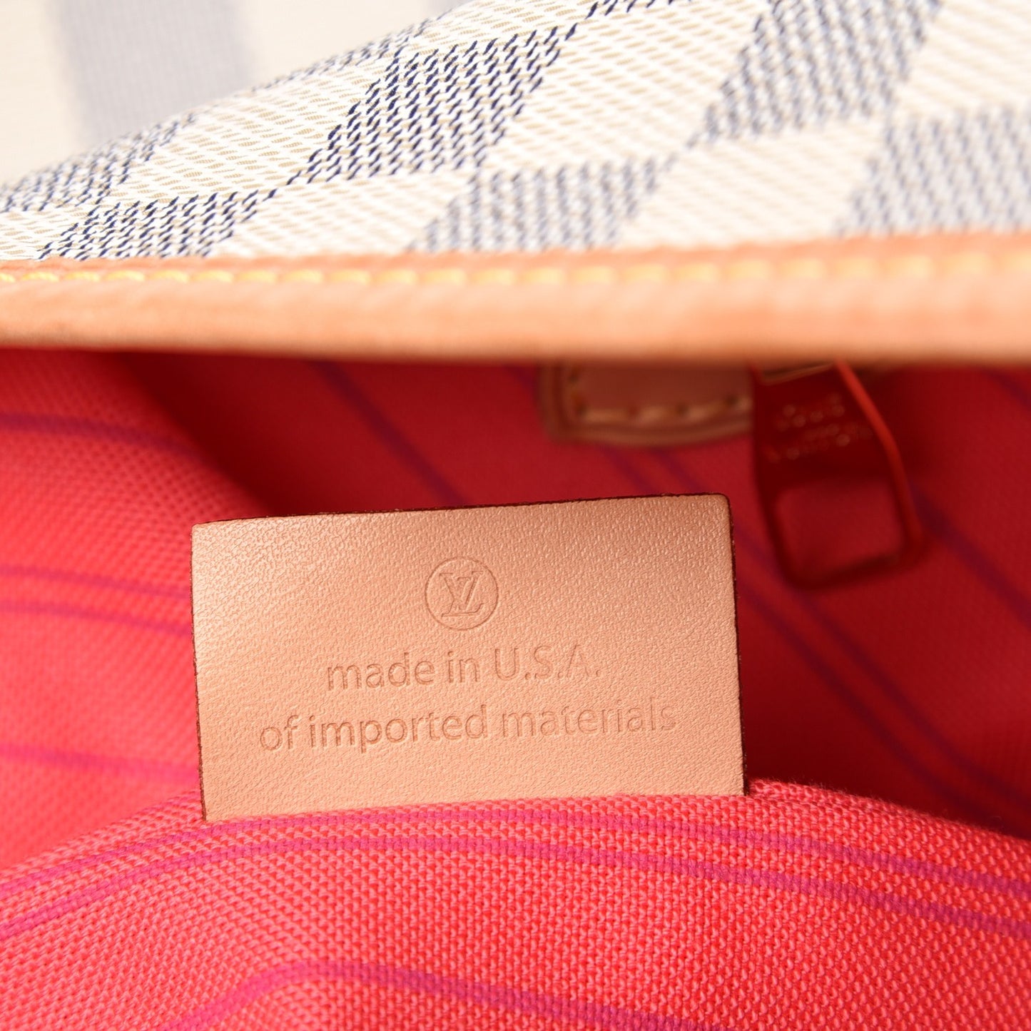 Damier Azur Delightful MM Pink