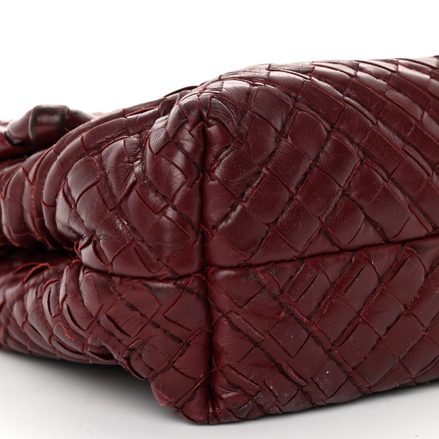 Bottega Veneta Nappa Intrecciato Stitched Small Olimpia Shoulder Bag Opera 9 of 11