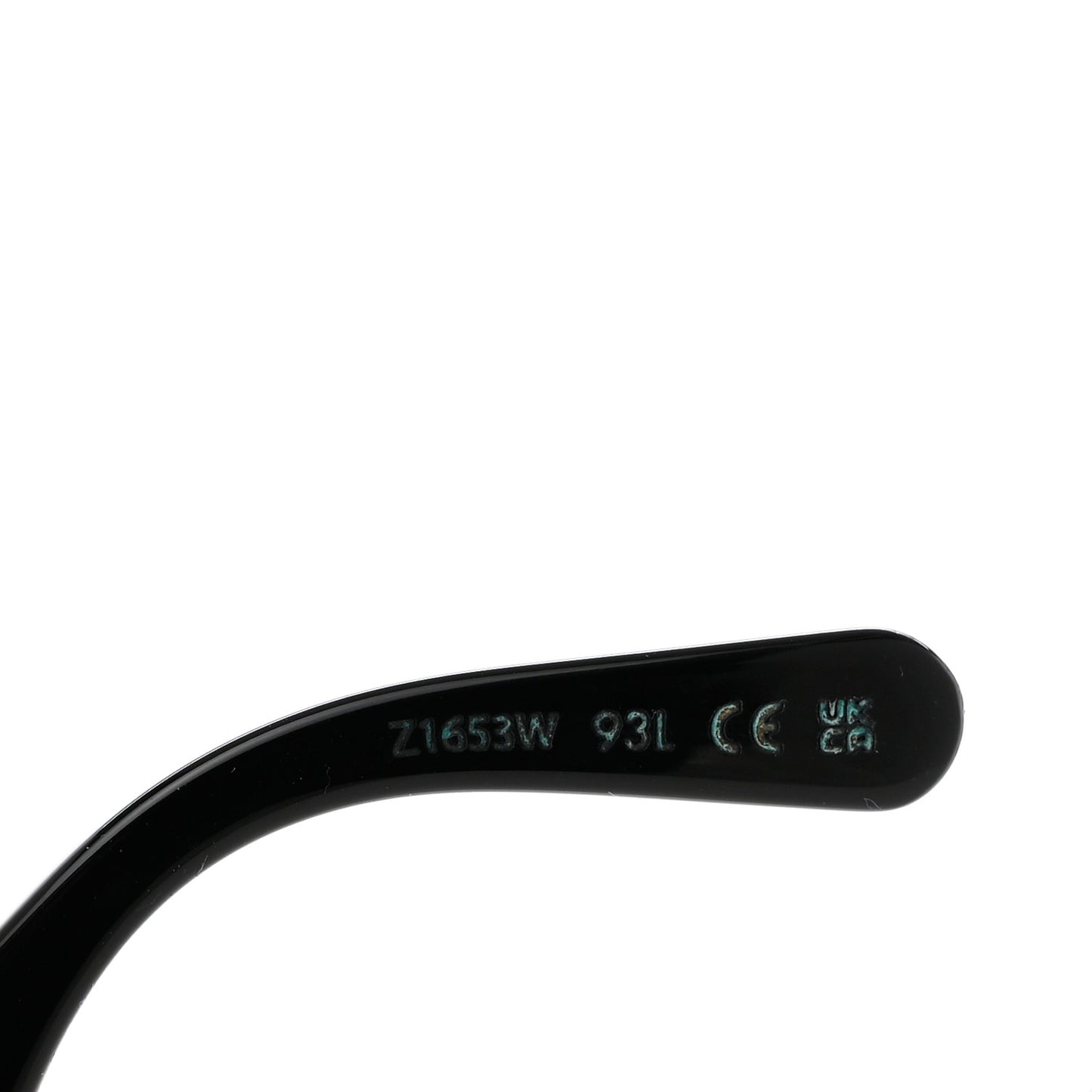 Acetate LV Moon Rectangle Sunglasses Z1653W Black