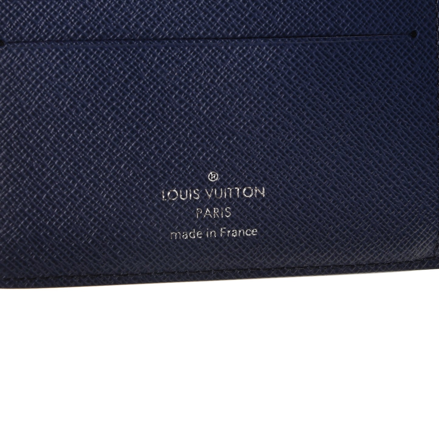 Monogram Watercolor Multiple Wallet Blue