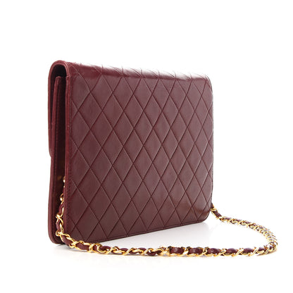 Chanel Lambskin Quilted Medium Single Flap Red 3 of 9