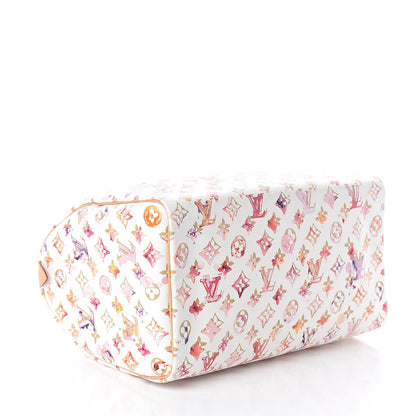 Louis Vuitton Watercolor Aquarelle Speedy 35 White 4 of 8