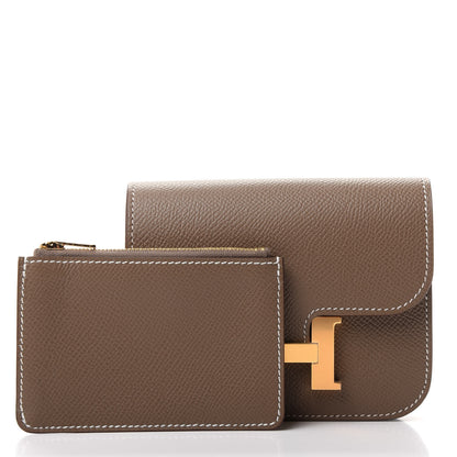 Hermes Epsom Constance Slim Wallet Etoupe 3 of 7