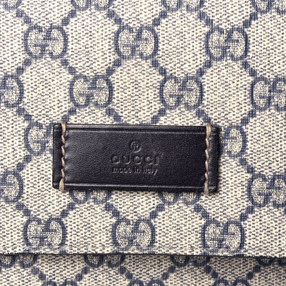 Gucci GG Plus Monogram Messenger Diaper Bag Navy 10 of 12