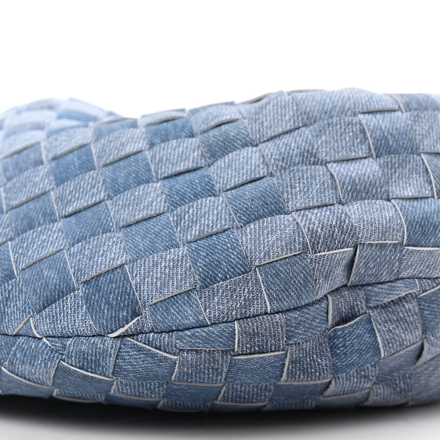 Nappa Denim Effect Intrecciato Mini Jodie Denim