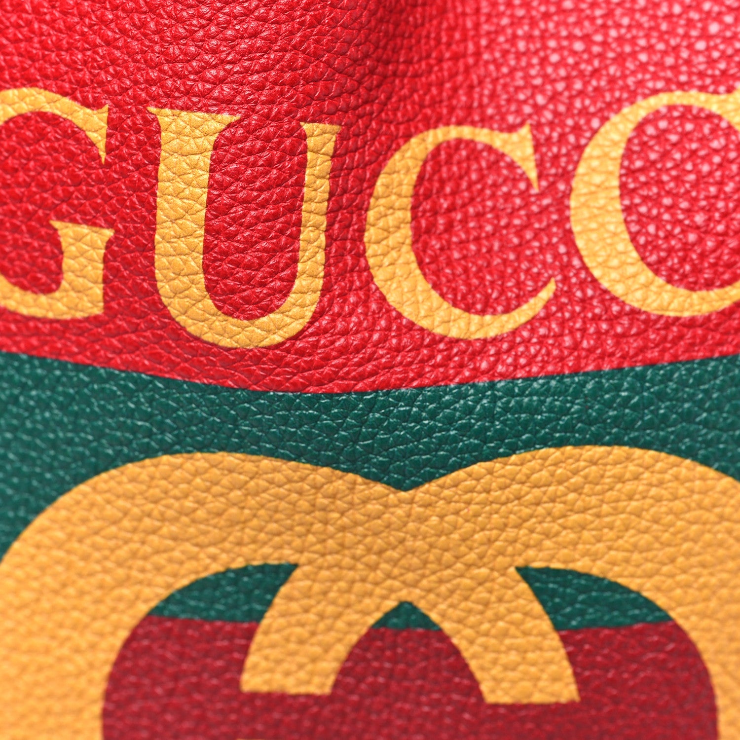 Gucci Calfskin Mens Logo Drawstring Backpack Red 9 of 11