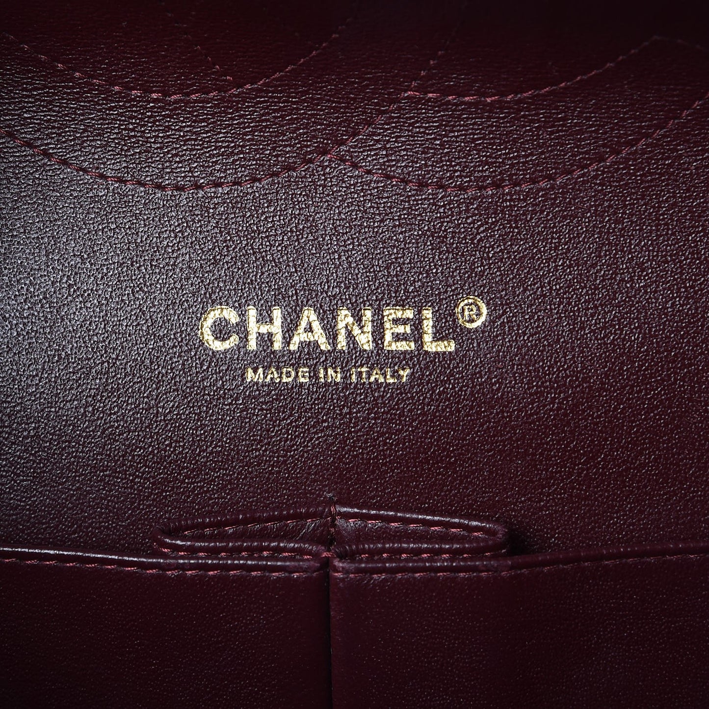 Lambskin Quilted Jumbo Double Flap Black