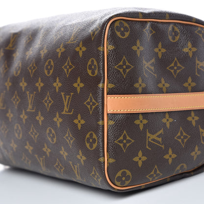 Louis Vuitton Monogram Speedy Bandouliere 35 10 of 15