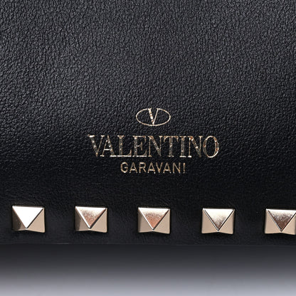 Valentino Garavani Calfskin Rockstud Camera Crossbody Bag Black 7 of 10