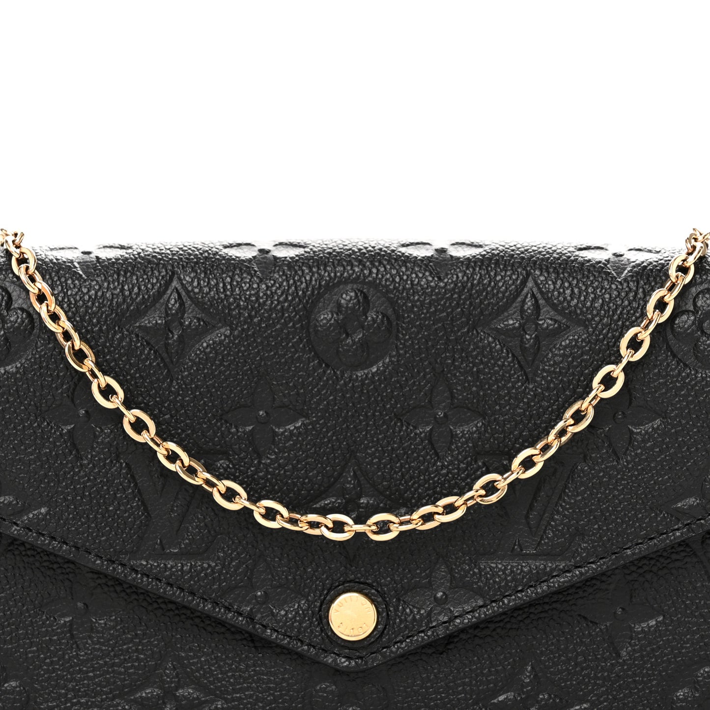 Empreinte Pochette Felicie Chain Wallet Black