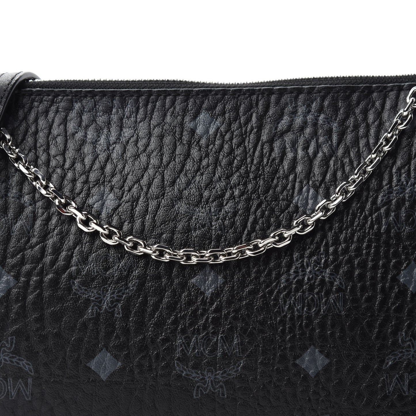 Visetos Medium Millie Chain Crossbody Bag Black