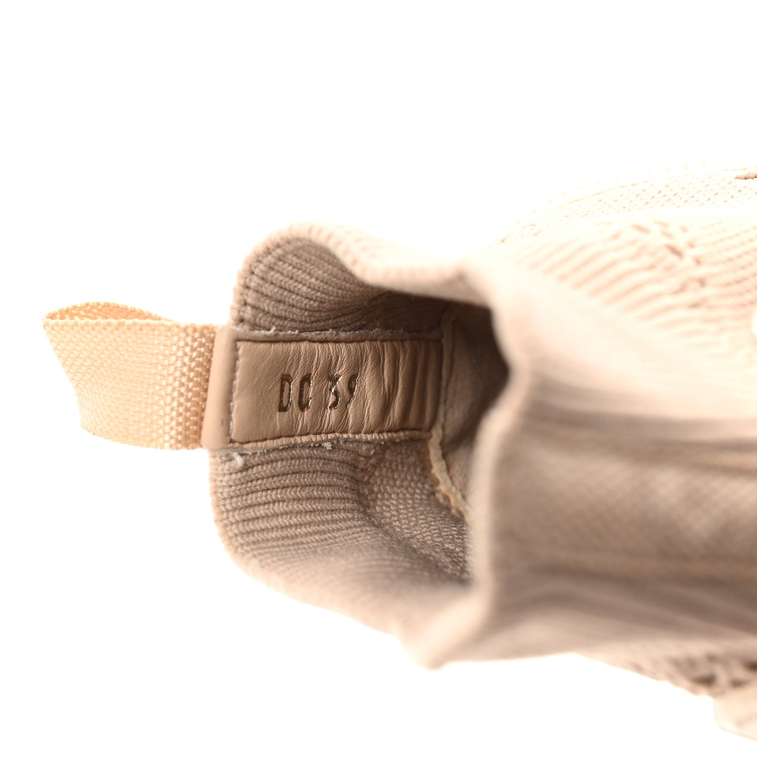 Christian Dior Camouflage Knit Calfskin Womens Walk'n Dior High Top Sneakers 39 Nude 9 of 10