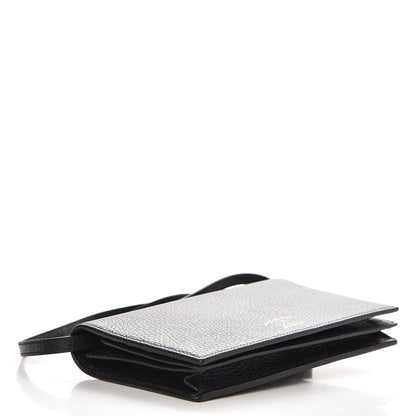 Gucci Dollar Calfskin Mini Swing Wallet Bag Black 4 of 8