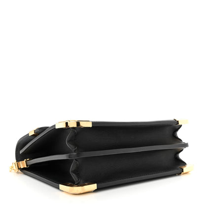 Louis Vuitton Calfskin Nanogram Embossed Dauphine MM Black 4 of 9