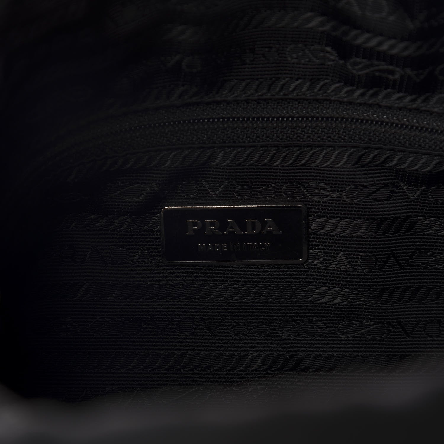 Prada Nylon Flat Messenger Bag Black 8 of 10