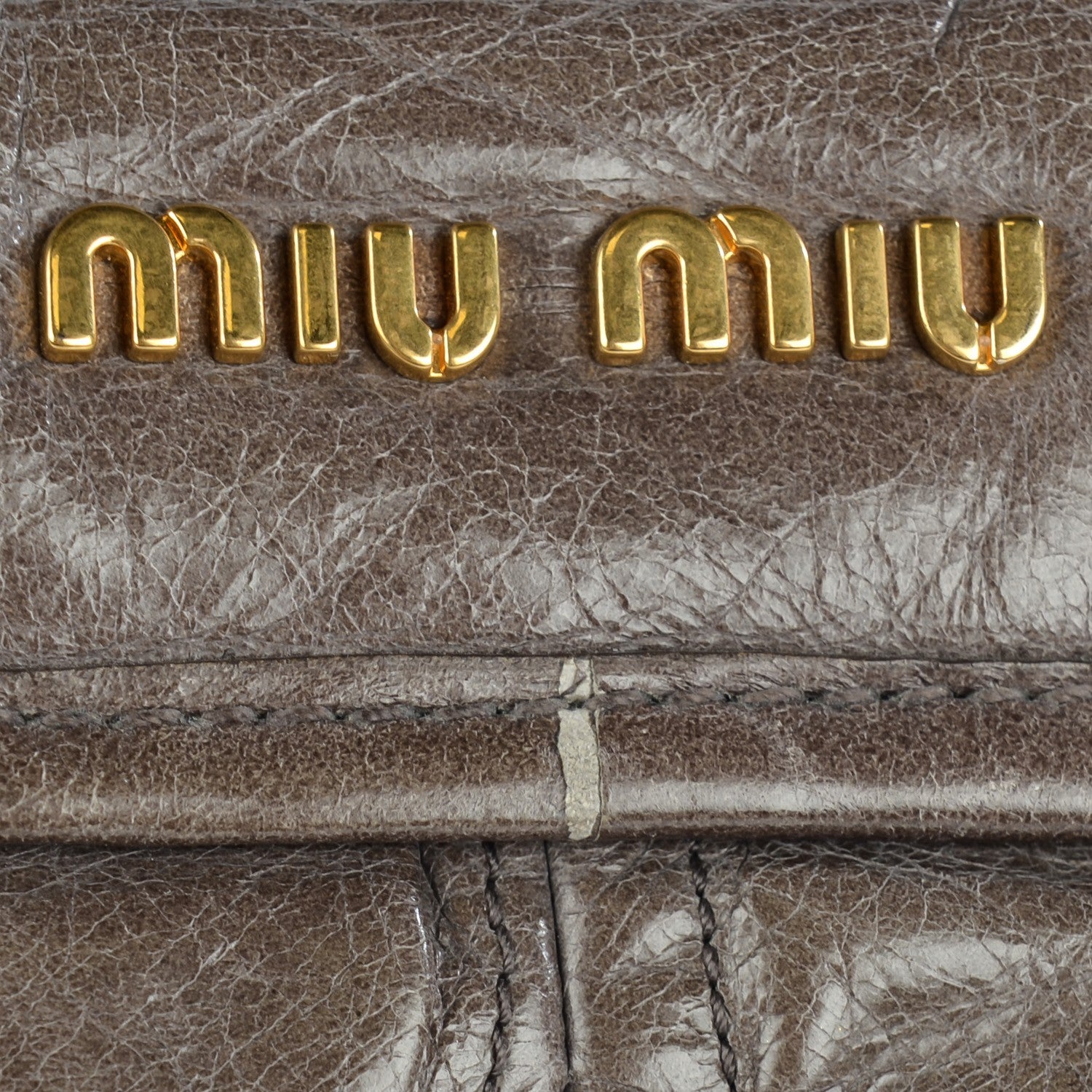 Miu Miu Nappa Matelasse Coffer Hobo Fumo 4 of 9