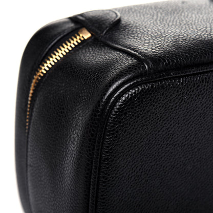 Chanel Caviar Vanity Cosmetic Case Black 14 of 21