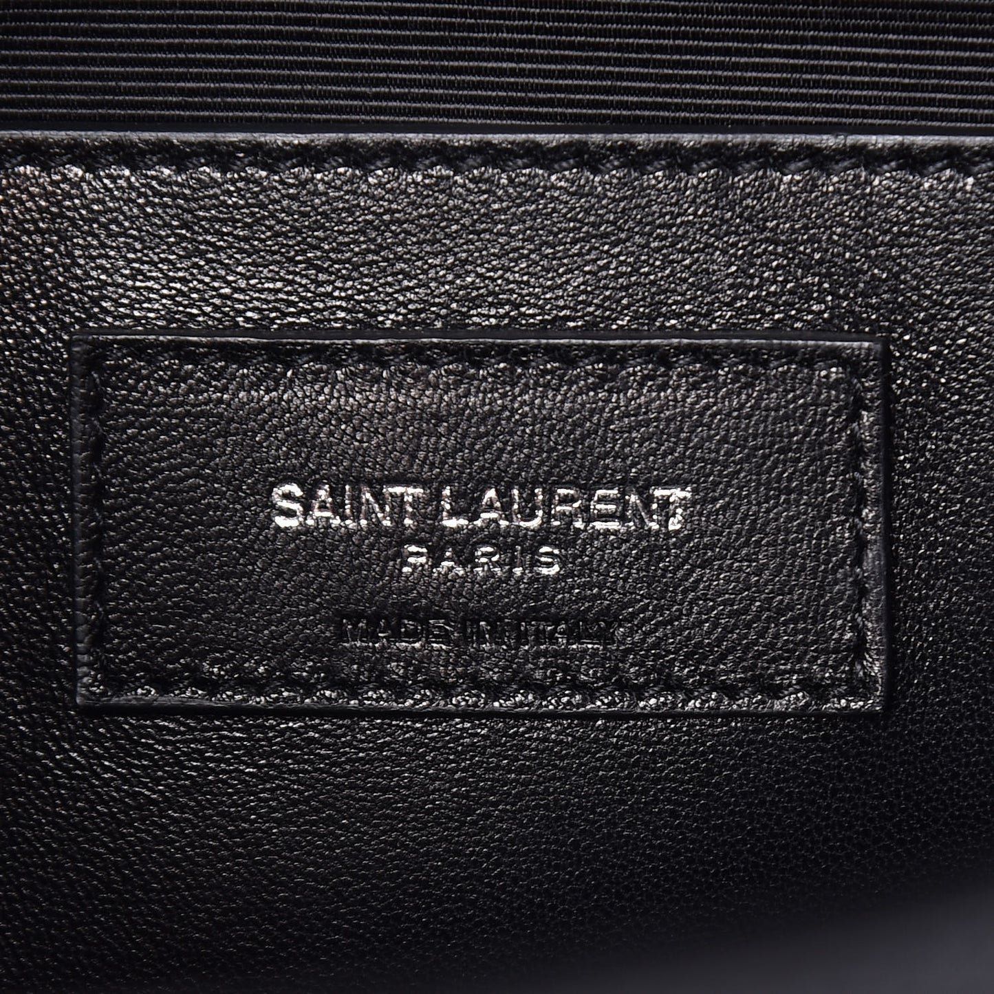 Grain De Poudre Medium Classic Monogram Kate Satchel Black