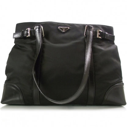 Prada Nylon Tessuto Vitello Tote Nero 1 of 10