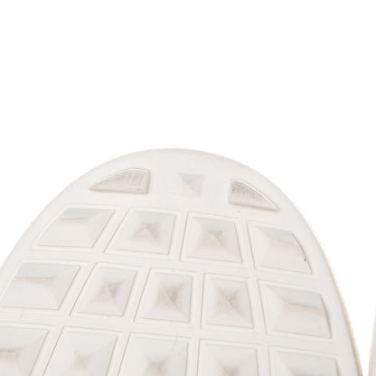 Valentino Garavani Calfskin Patent Rockstud Open Sneakers 39 White Rosso Valentino 12 of 13