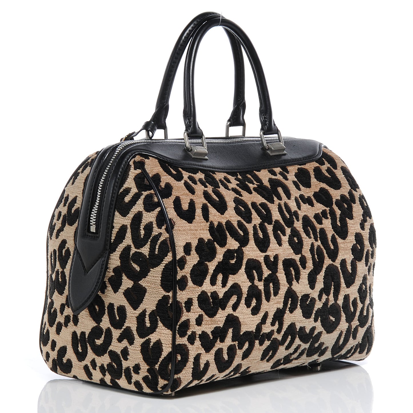 Jacquard Velvet Leopard Print Stephen Sprouse Speedy