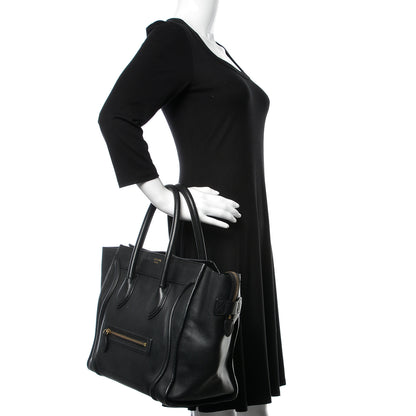 Celine Smooth Calfskin Mini Luggage Black 2 of 27