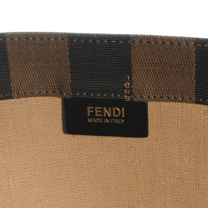 Fendi Pequin Shopping Tote Tobacco 6 of 8