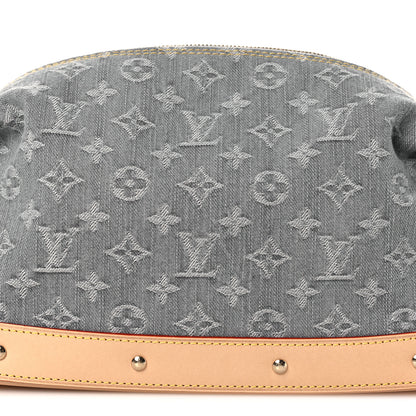 Louis Vuitton Monogram Denim Cosmetic Pouch GM Cloudy Cloudy Grey 7 of 11