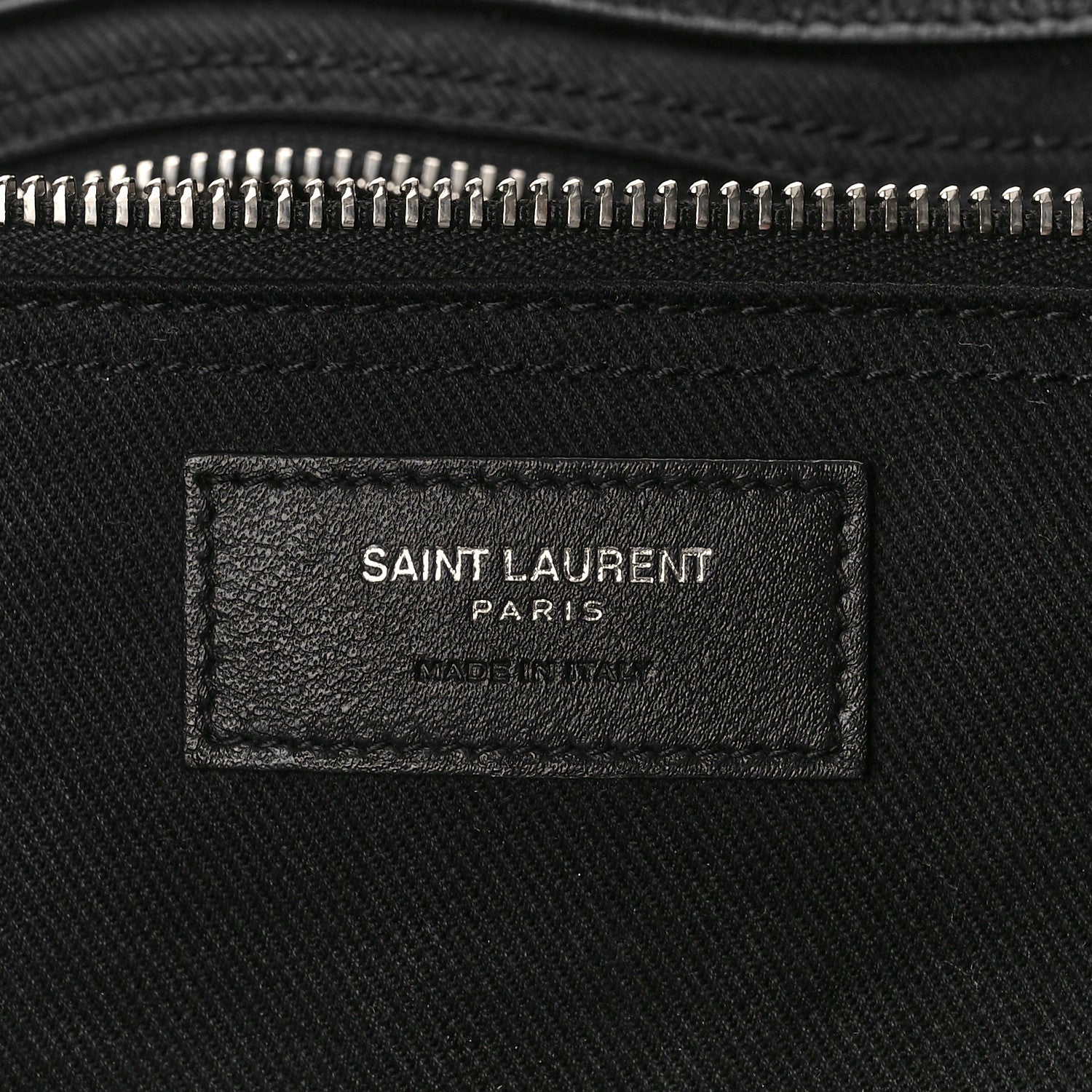 Saint Laurent Vitello Large Rive Gauche Tote Black 6 of 8