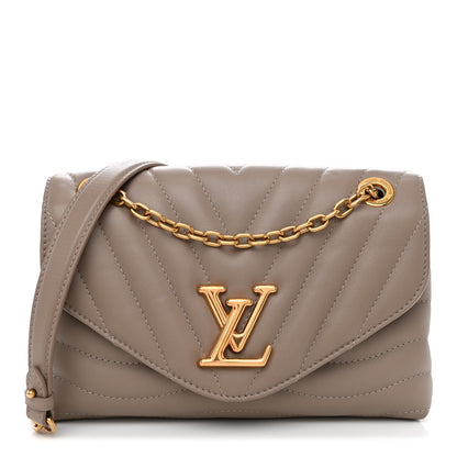 Louis Vuitton Calfskin LV New Wave Chain Bag Taupe 1 of 10