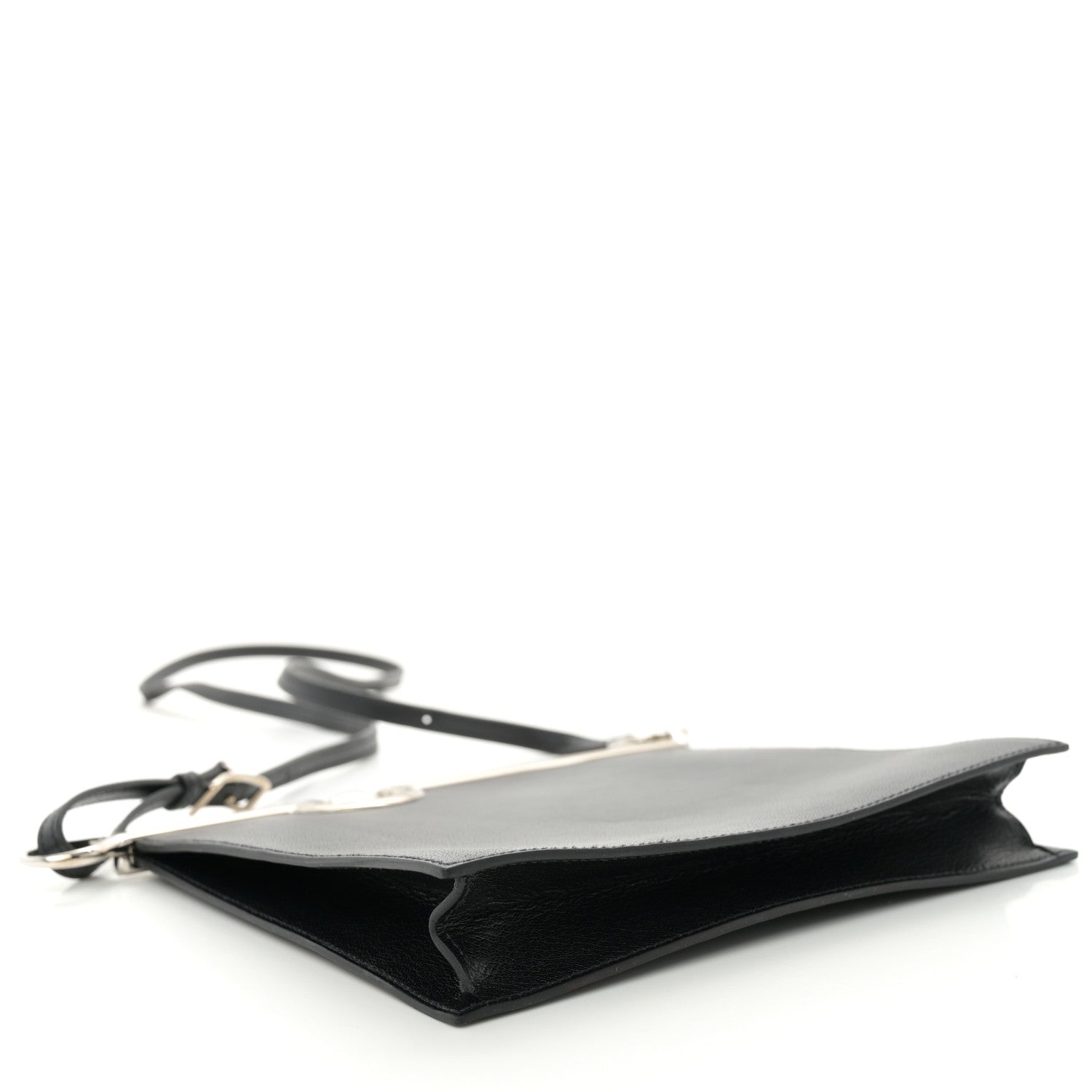 Hermes Chevre Chamkila Mors De Bride Bag Black 4 of 11