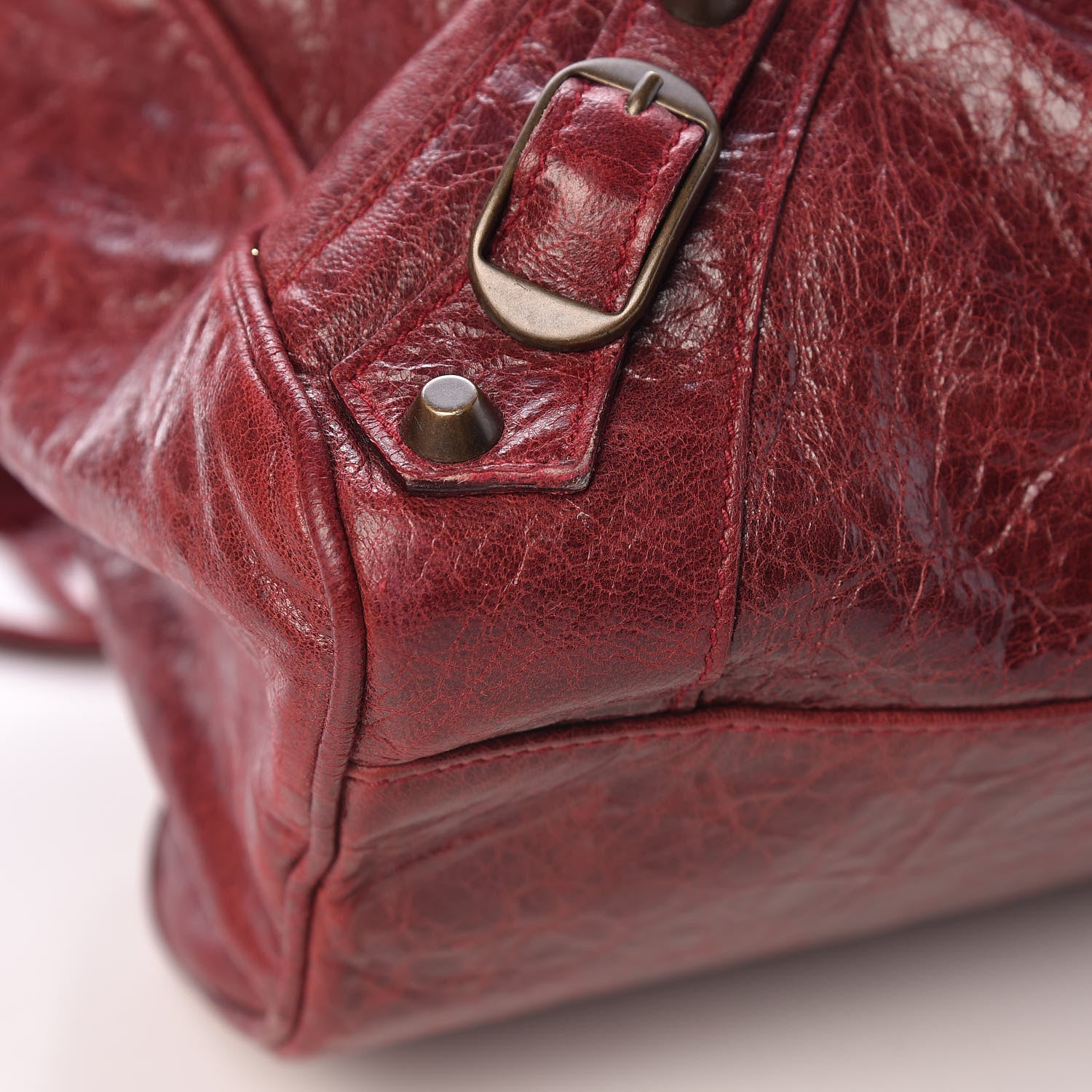 Balenciaga Chevre Classic Hardware Twiggy Rouge Grenat 23 of 25