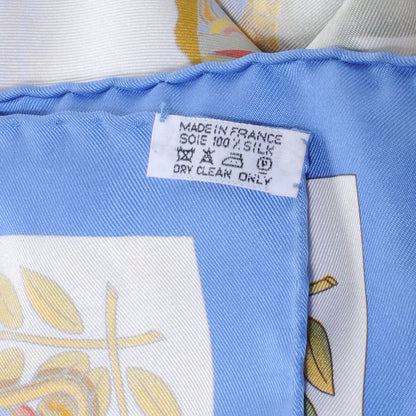 Hermes Silk Le Matin Neuf Scarf 90 8 of 8